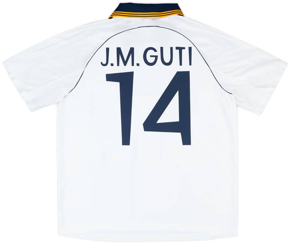 1999-00 Real Madrid adidas Reissue Home Shirt J.M.Guti #14