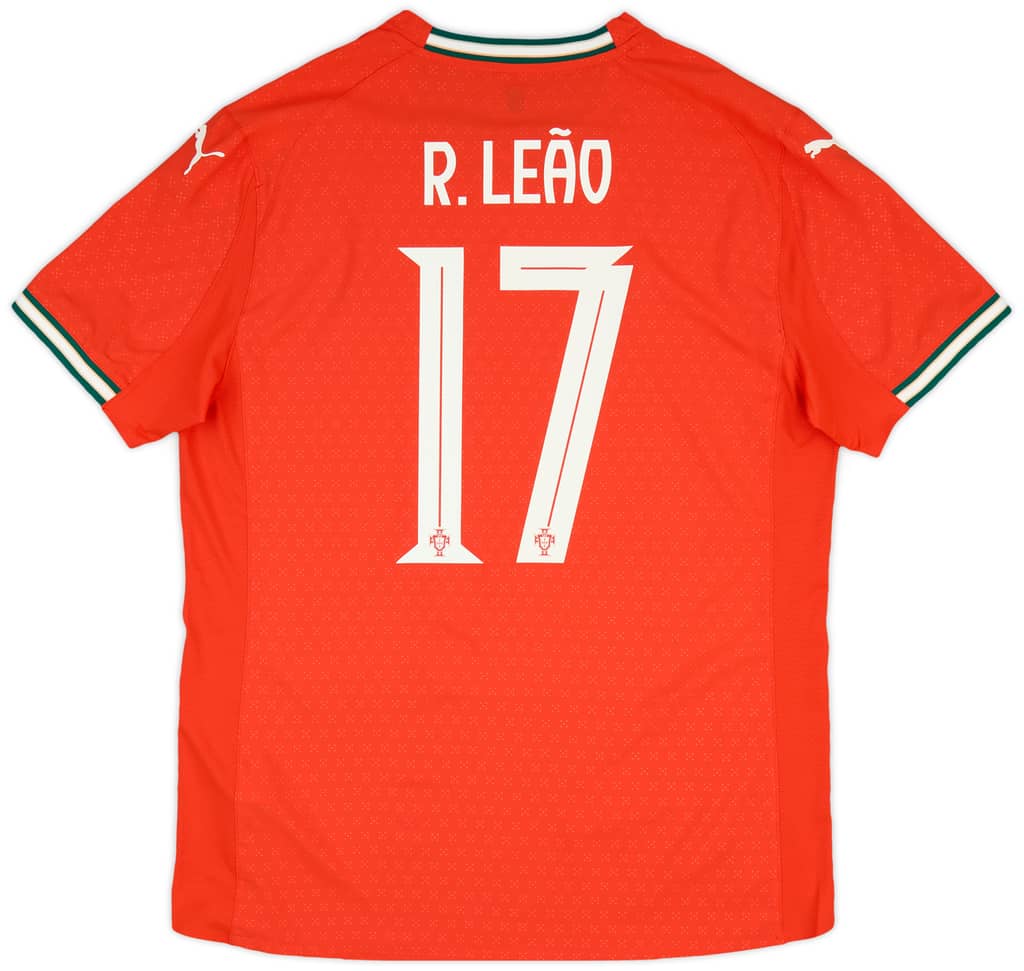2025-26 Portugal Authentic Home Shirt R.Leao #17