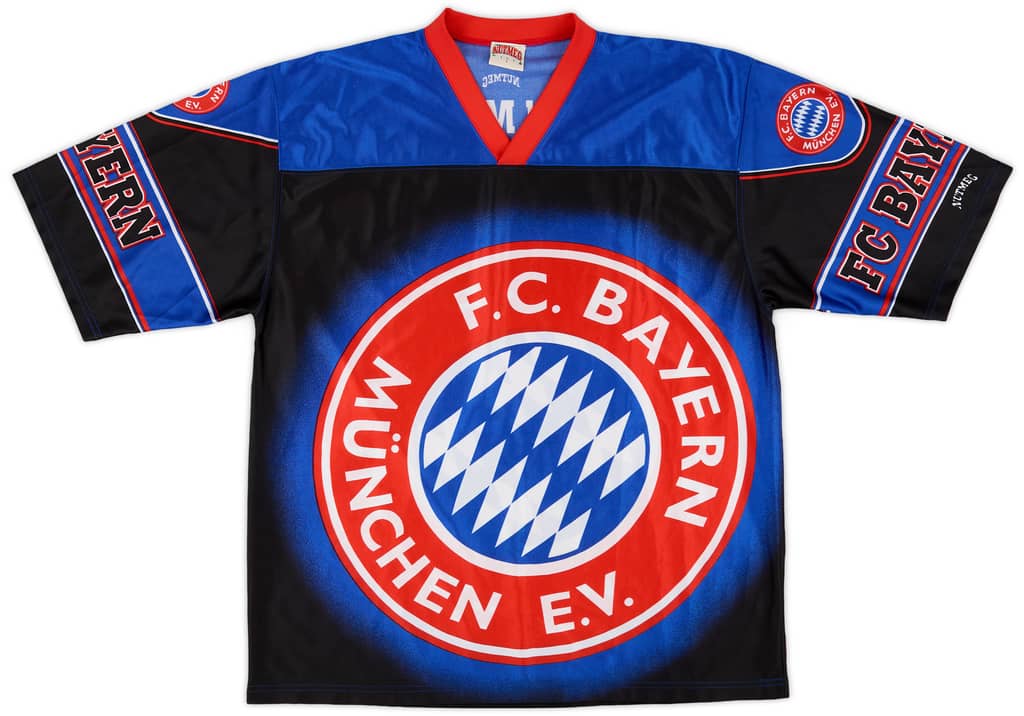 1990s Bayern Munich Nutmeg Graphic Shirt - 8/10 - (L)
