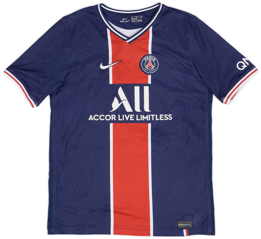2020-21 Paris Saint-Germain Home Shirt - 8/10 - (XL.Boys)
