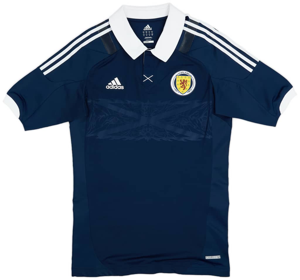 2011-13 Scotland Player Issue Techfit Home Shirt - 6/10 - (XL)