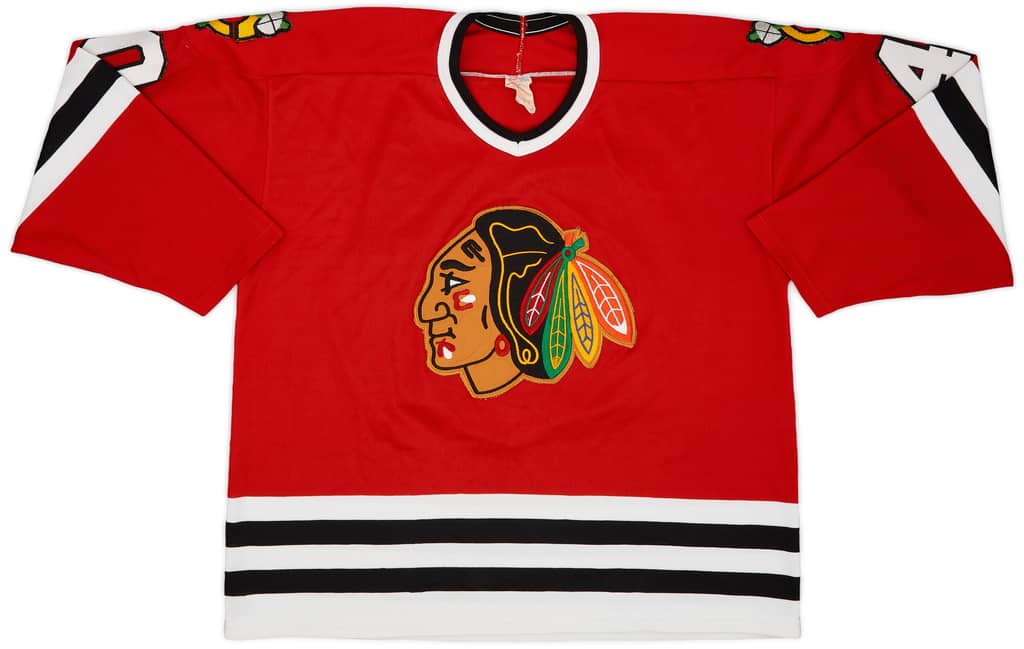 1987-89 Chicago Blackhawks Pang #40 CCM Away Jersey - 8/10 - (XL)