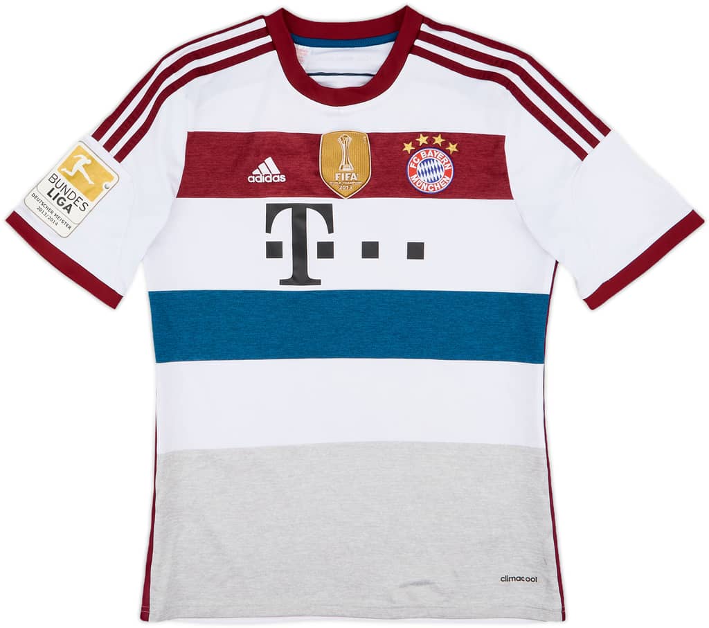 2014-15 Bayern Munich Away Shirt Alaba #27 - 7/10 - (XL.Boys)