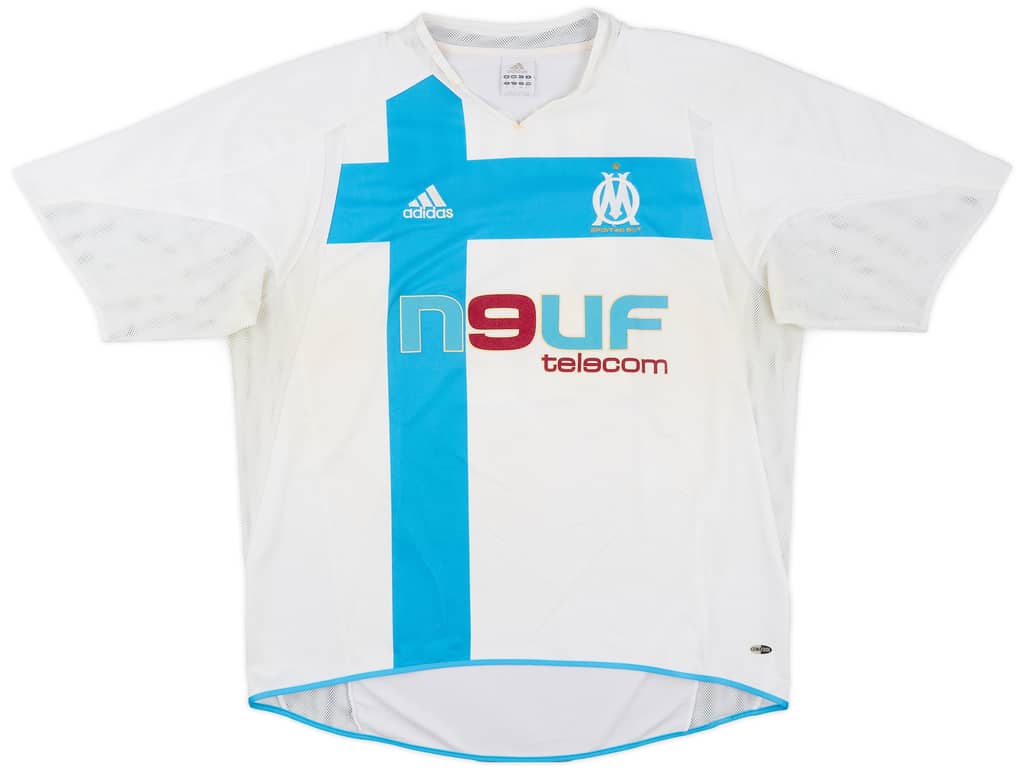 2004-05 Olympique Marseille Home Shirt Nasri #22 - 6/10 - (XL)