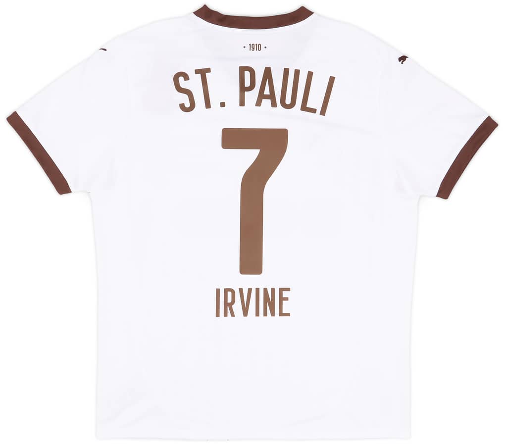 2024-25 St Pauli Away Shirt Irvine #7