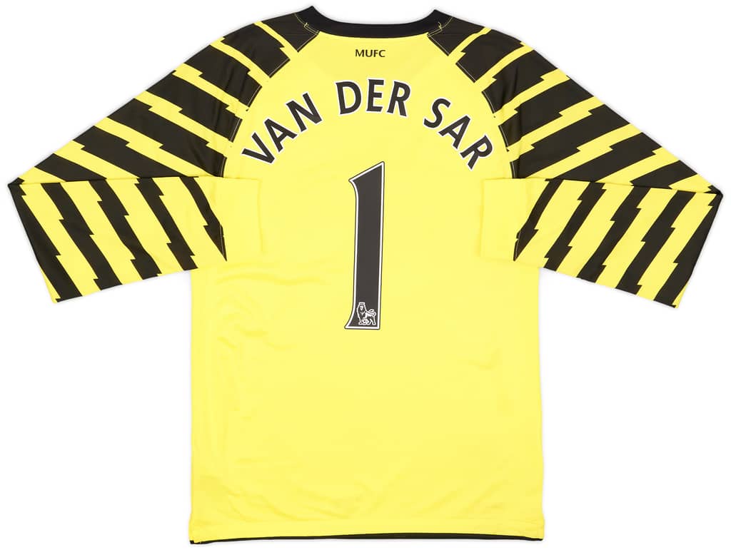 2010-11 Manchester United Yellow GK Shirt Van Der Sar #1 - 6/10 - (S)