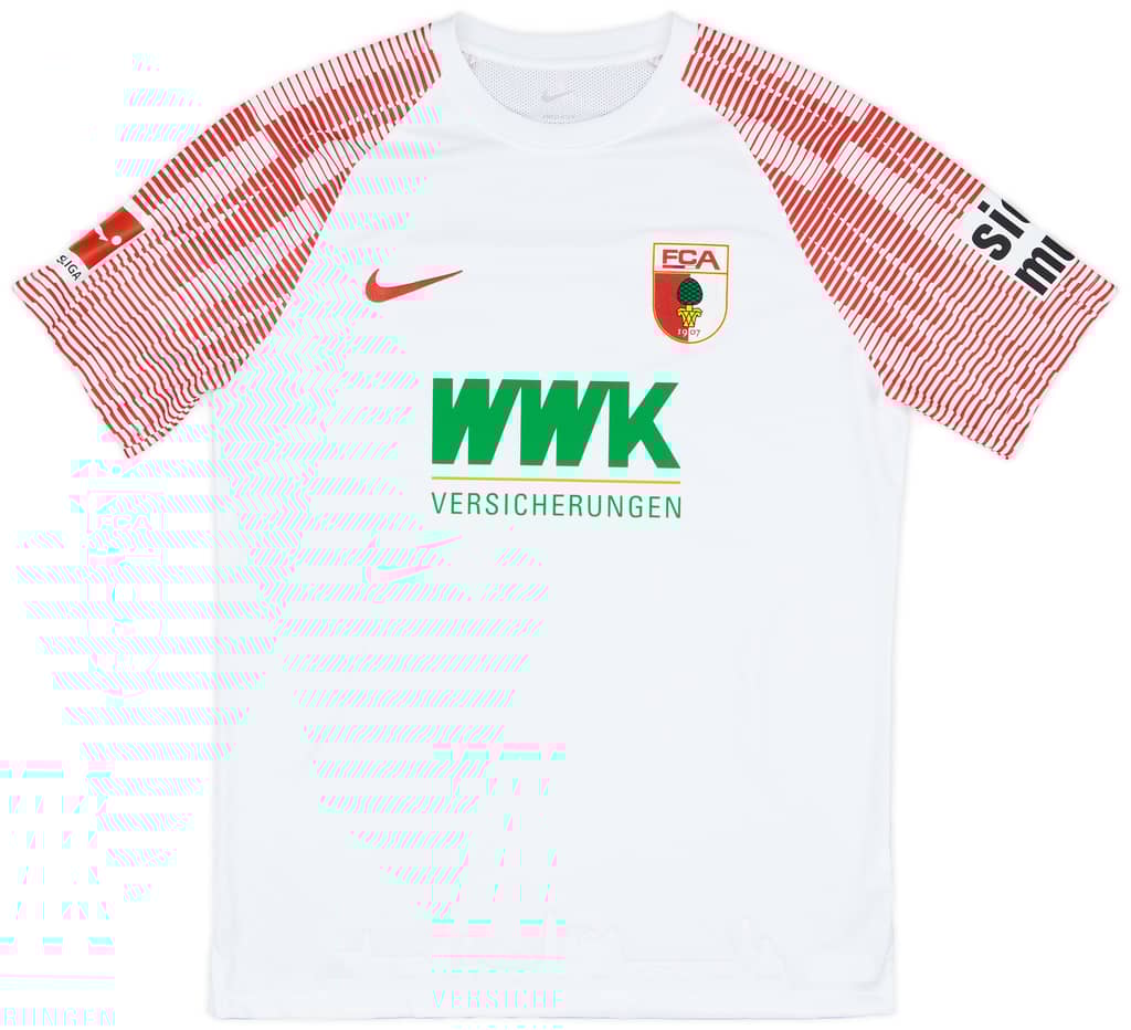 2022-23 Augsburg Match Issue Away Shirt Jensen #24