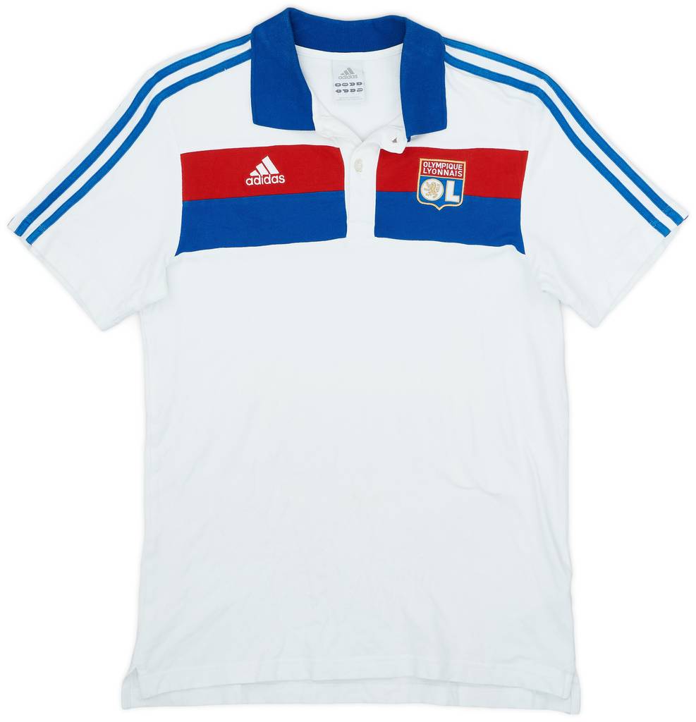 2011-12 Lyon adidas Polo Shirt - 8/10 - (S)