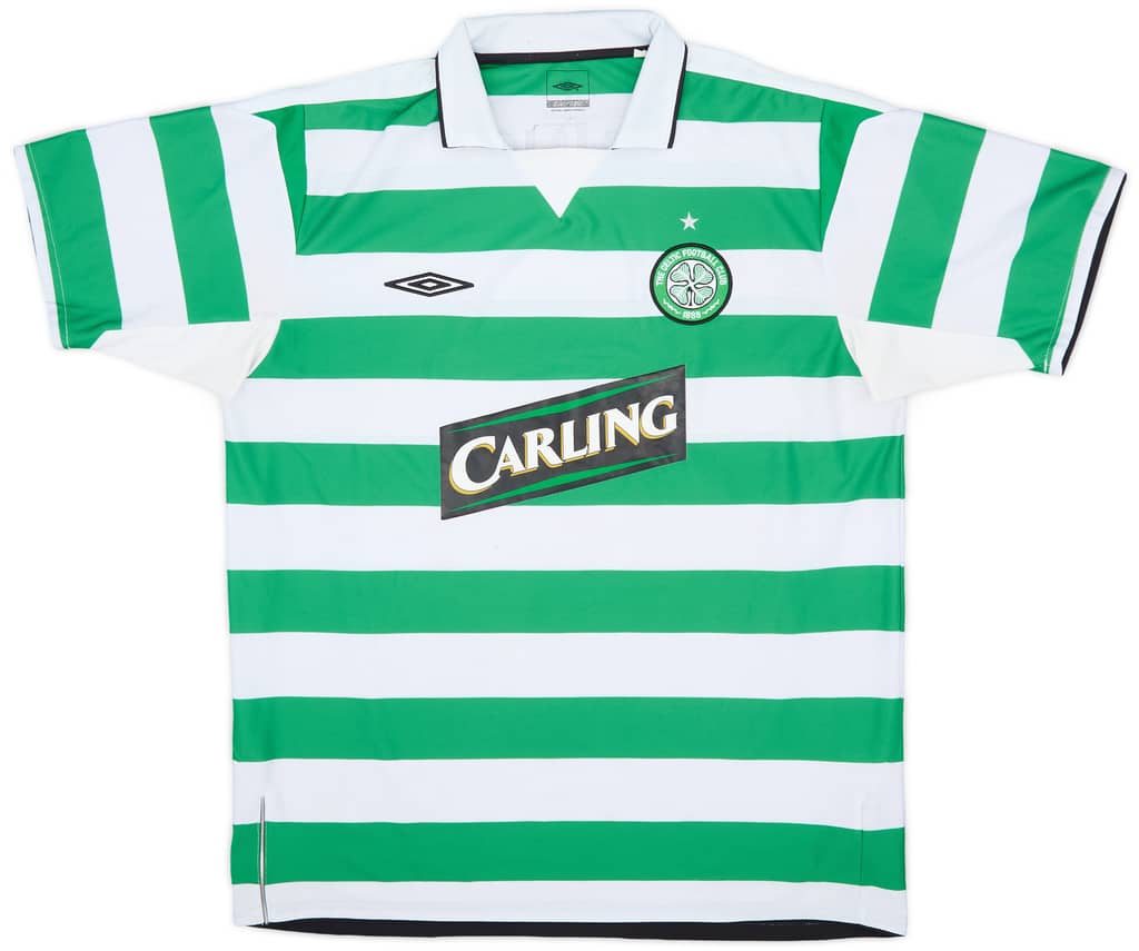2004-05 Celtic Home Shirt Lennon #18 - 6/10 - (XL)