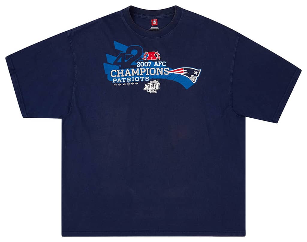 2007 New England Patriots AFC Champions NFL Tee XXL