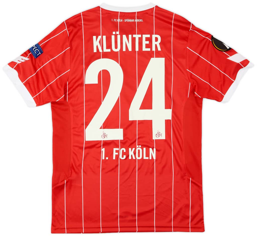2017-18 FC Koln European Home Shirt Klunter #24 (S)