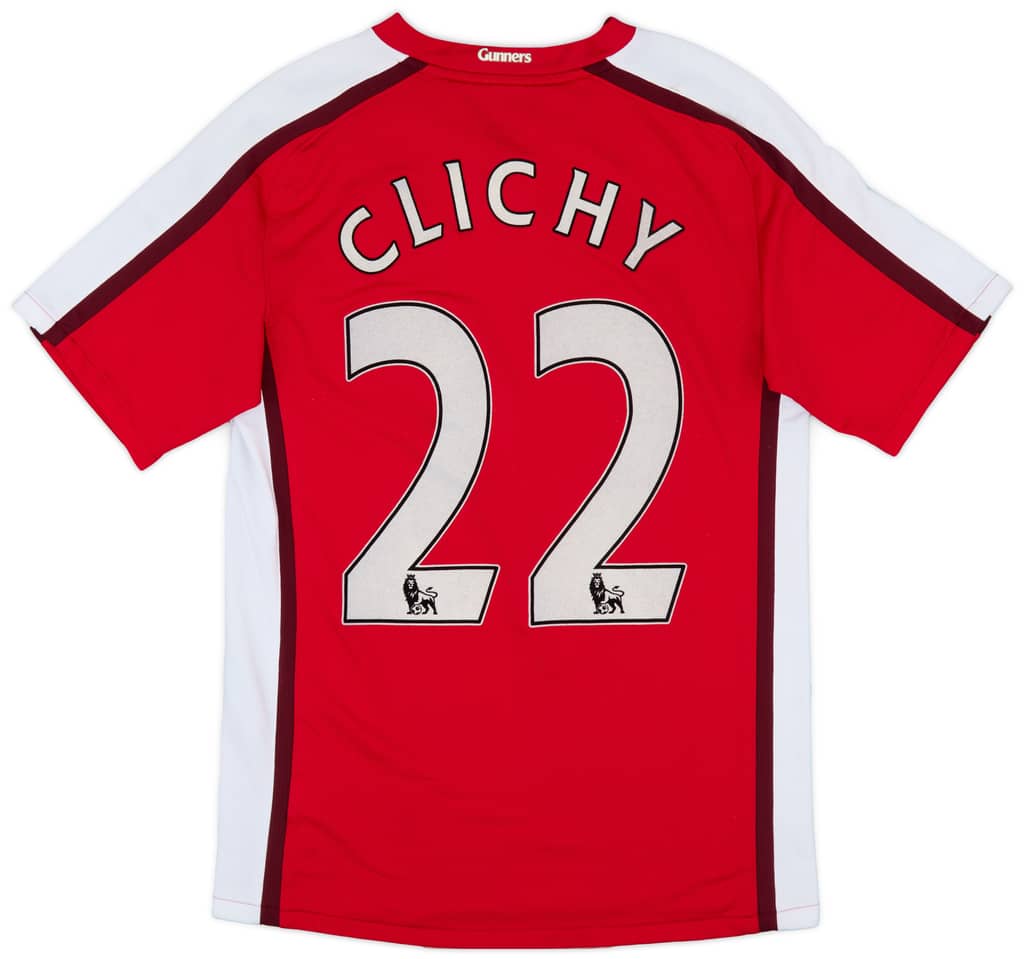 2008-10 Arsenal Home Shirt Clichy #22 - 7/10 - (S)
