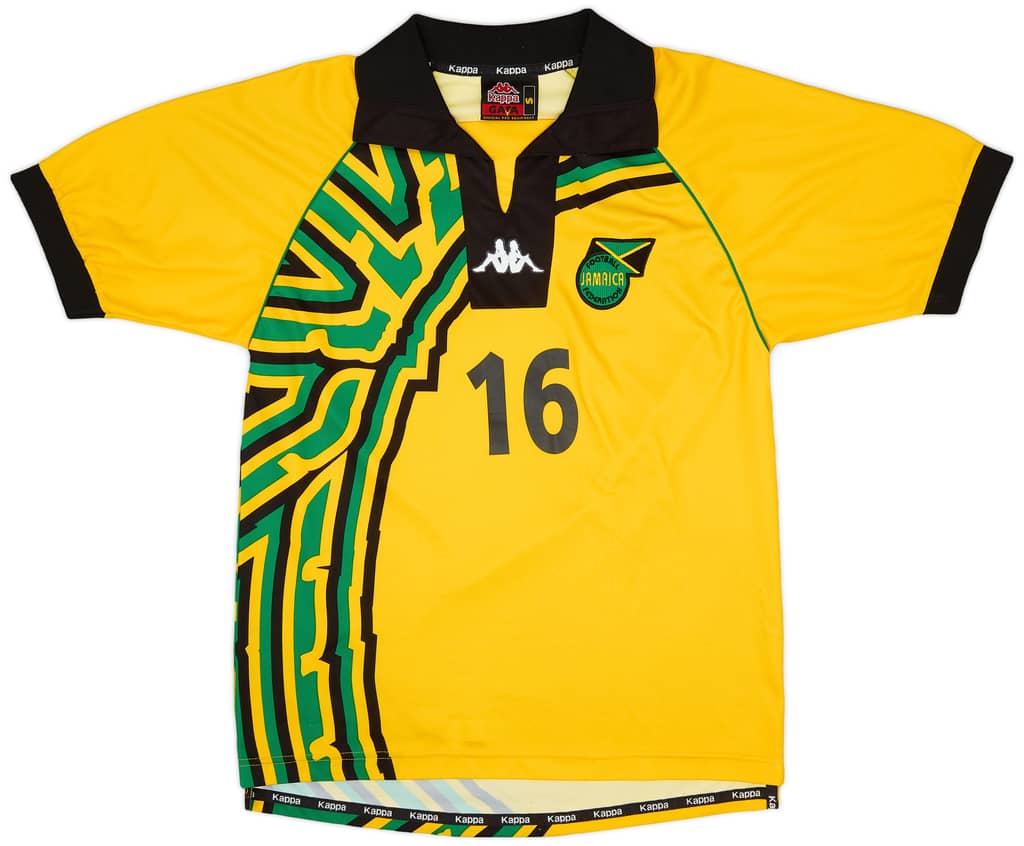 1998-00 Jamaica Home Shirt Earle #16 - 7/10 - (S)