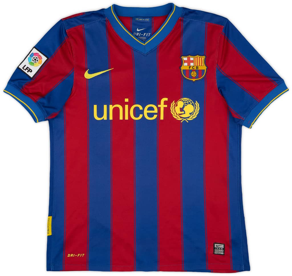 2009-10 Barcelona Home Shirt Messi #10 - 7/10 - (S)