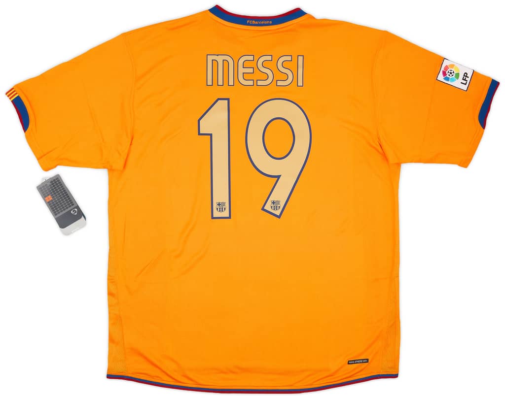 2006-08 Barcelona Away Shirt Messi #19 (XL)