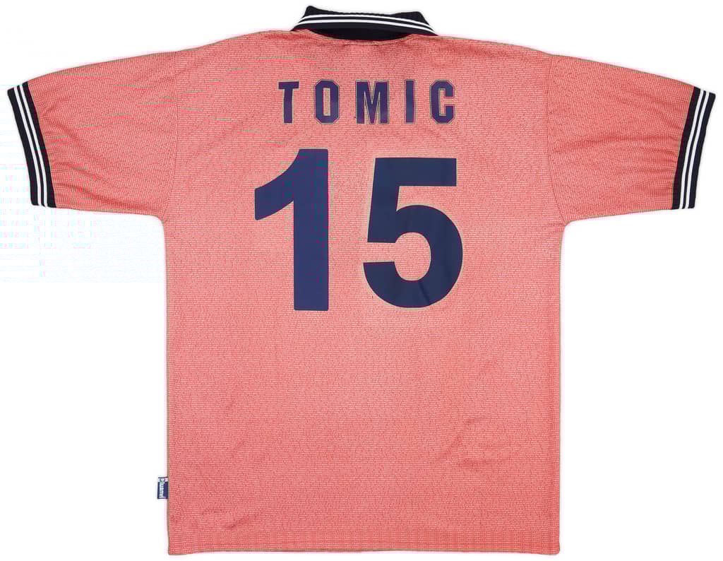 2000-01 Alaves Match Worn UEFA Cup Away Shirt Tomic #15