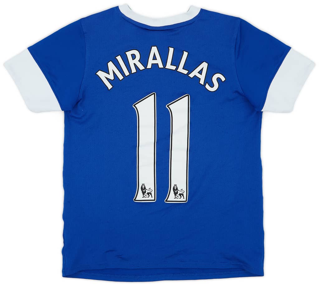 2012-13 Everton Home Shirt Mirallas #11 - 5/10 - (M.Boys)