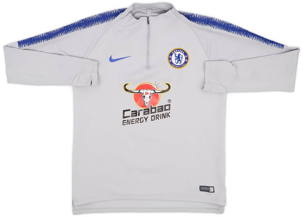 2018-19 Chelsea Nike 1/4 Zip Drill Top - 7/10 - (M)
