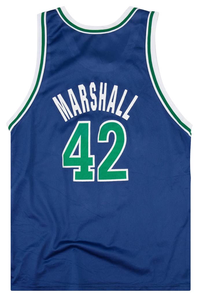 1994-95 Minnesota Timberwolves Marshall #42 Champion Jersey (Away) L