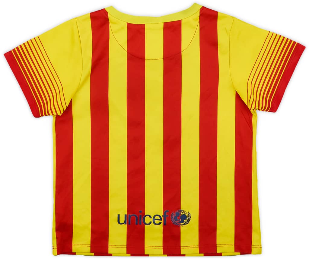 2013-15 Barcelona Away Shirt - 7/10 - (3-4 Years)