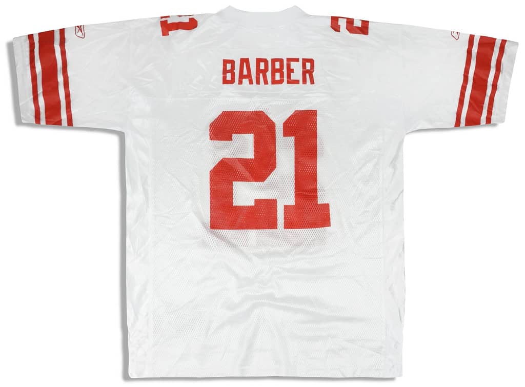 2005-06 New York Giants Barber #21 Reebok On Field Jersey (Away) Y