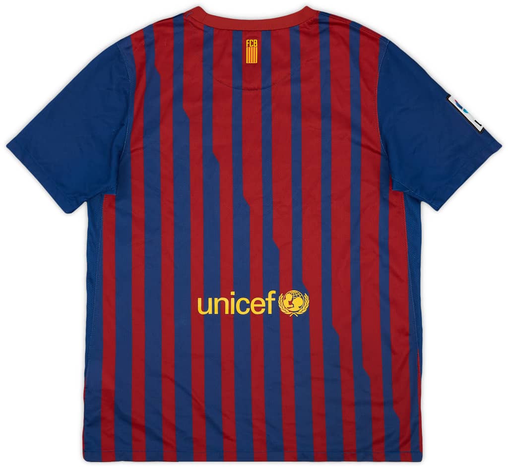 2011-12 Barcelona Home Shirt - 8/10 - (XL.Boys)