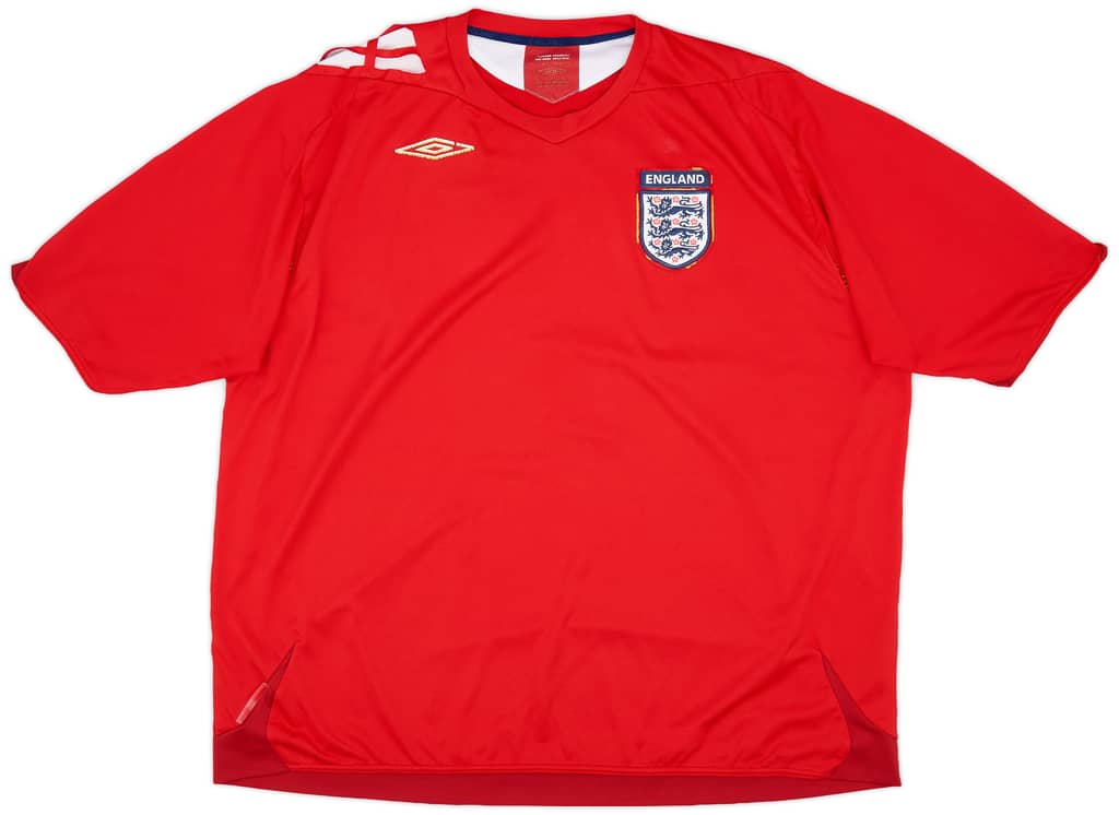 2006-08 England Away Shirt - 5/10 - (XL)