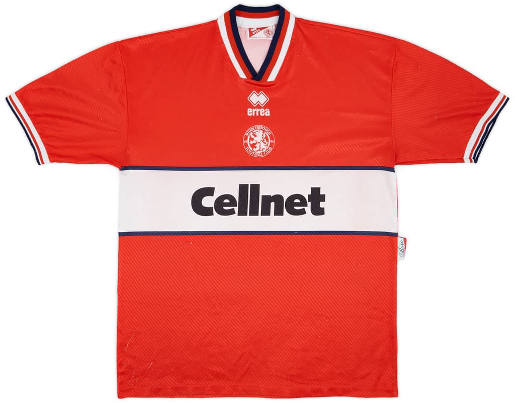 1997-98 Middlesbrough Home Shirt - 6/10 - (XL)