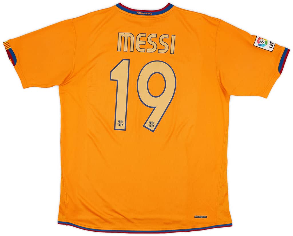 2006-08 Barcelona Away Shirt Messi #19 - 6/10 - (XL)