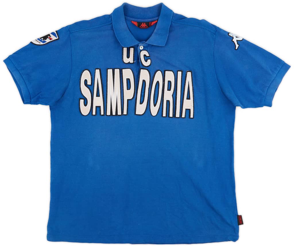 2008-09 Sampdoria Kappa Polo Shirt - 6/10 - (M)