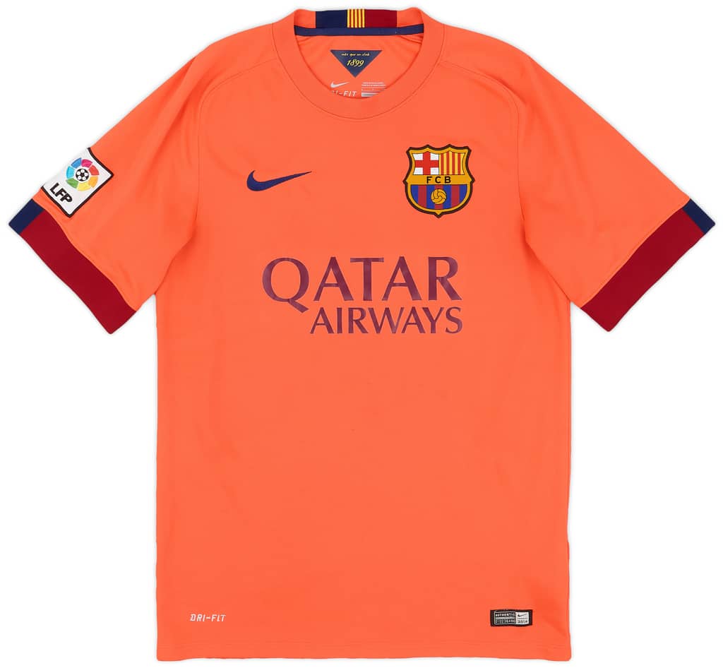 2014-15 Barcelona Away Shirt Messi #10 - 7/10 - (S)