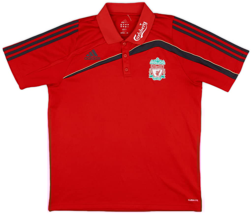 2009-10 Liverpool adidas Polo Shirt - 6/10 - (L/XL)