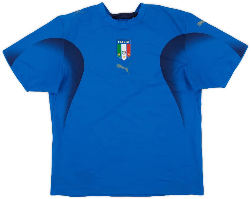 2006 Italy Home Shirt - 4/10 - (L)
