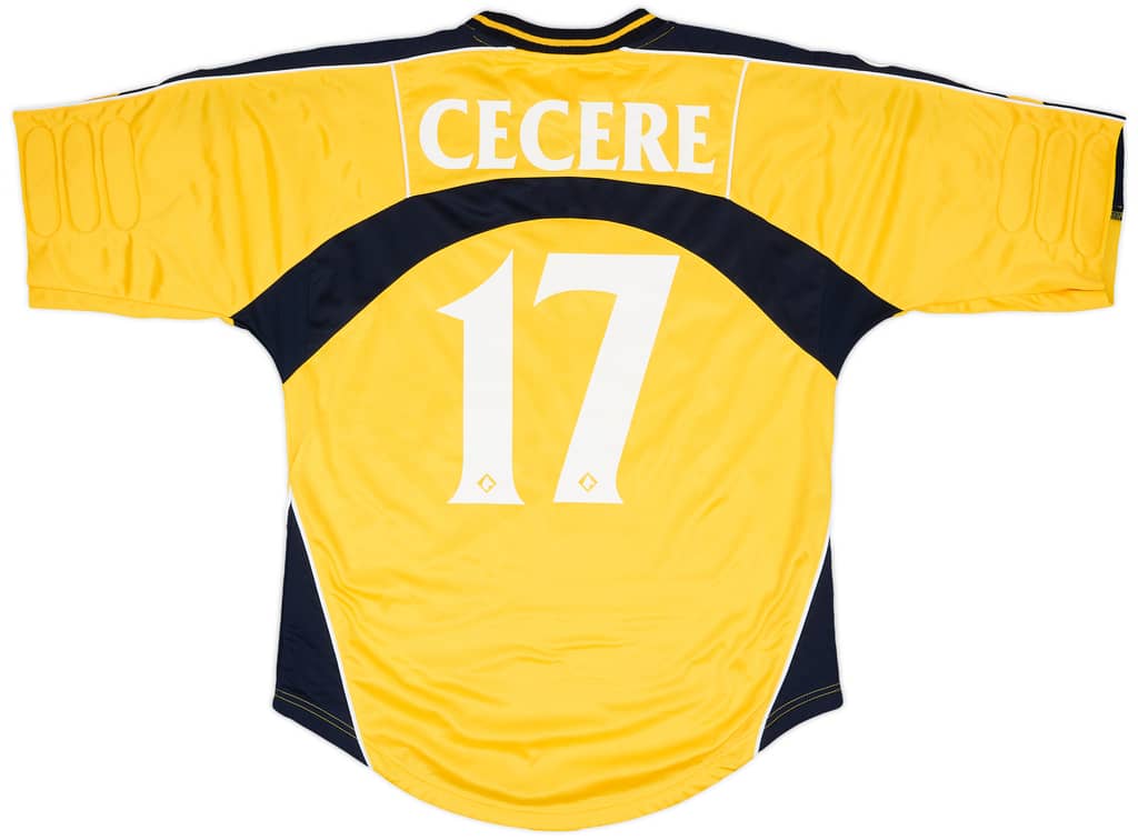 2005-06 Avellino Match Issue GK Shirt Cecere #17