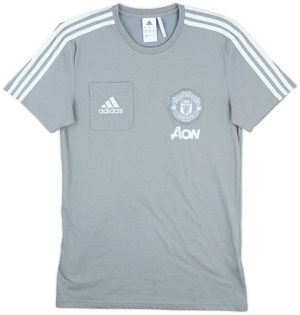 2017-18 Manchester United adidas Polo Shirt - 8/10 - (S)