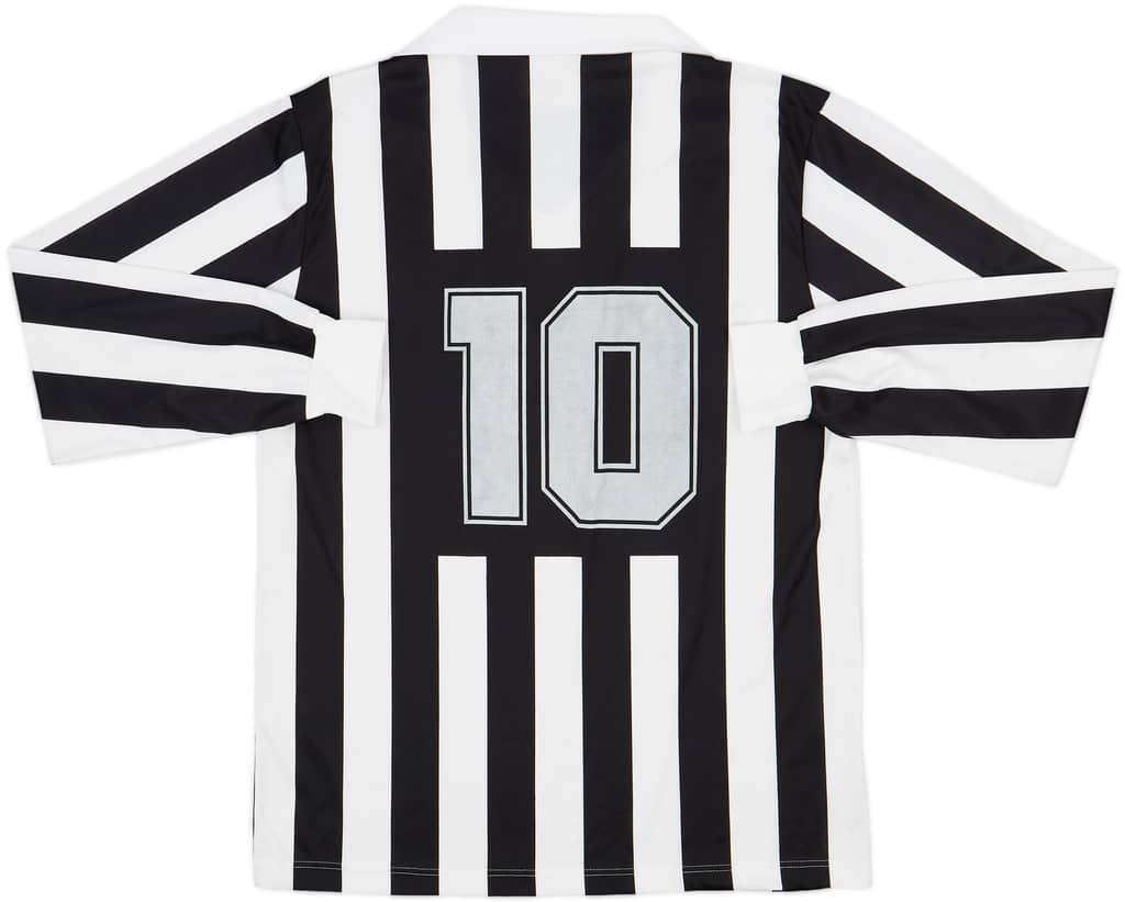 1991-92 Juventus Basic Home L/S Shirt #10 - 6/10 - (L)