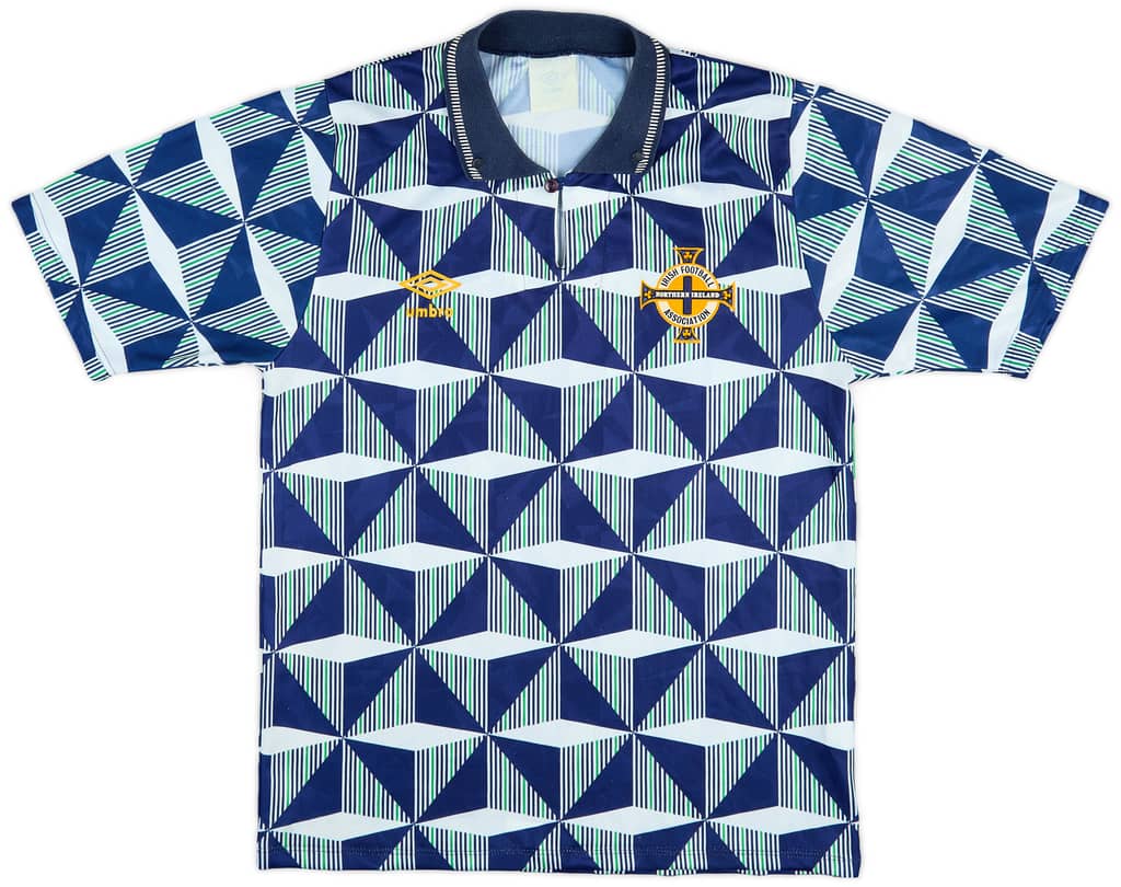 1990-92 Northern Ireland Away Shirt - 7/10 - (S)