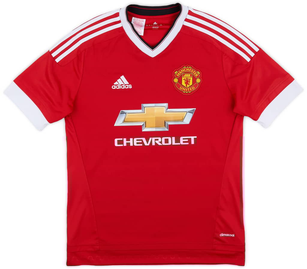 2015-16 Manchester United Home Shirt - 6/10 - (XL.Boys)