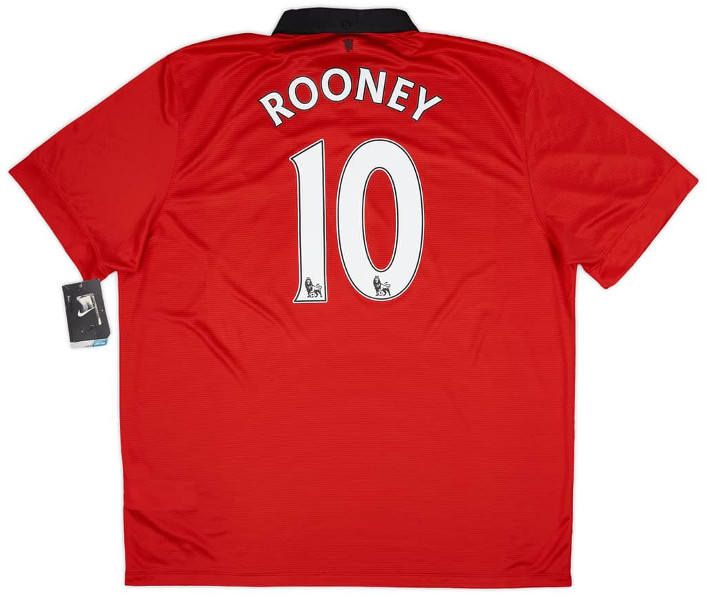 2013-14 Manchester United Home Shirt Rooney #10 (XXL)