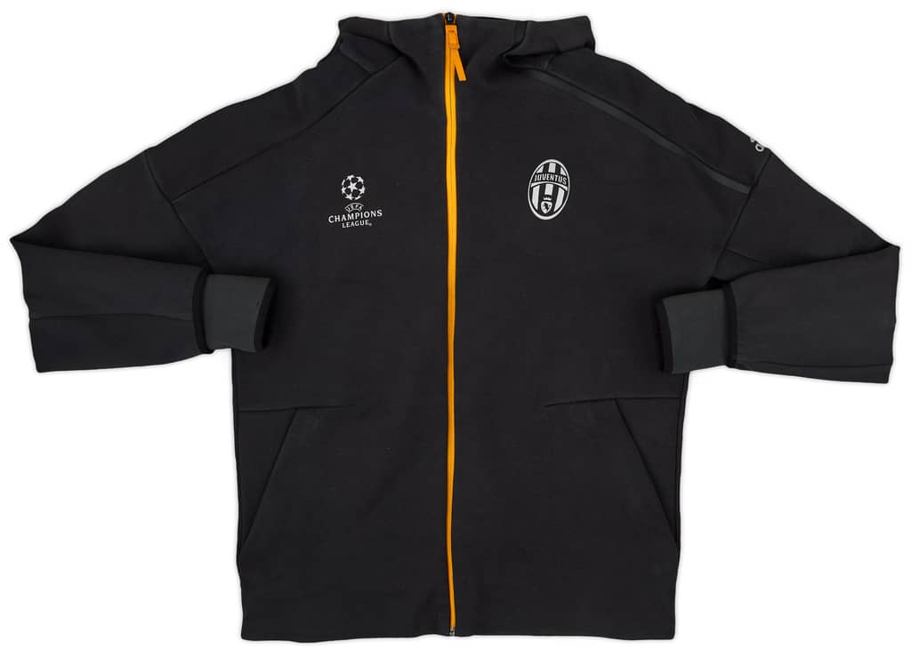 2016-17 Juventus adidas CL Hooded Track Jacket - 8/10 - (L)