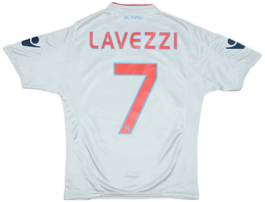2009-10 Napoli Away Shirt Lavezzi #7 - 9/10 - (XS)