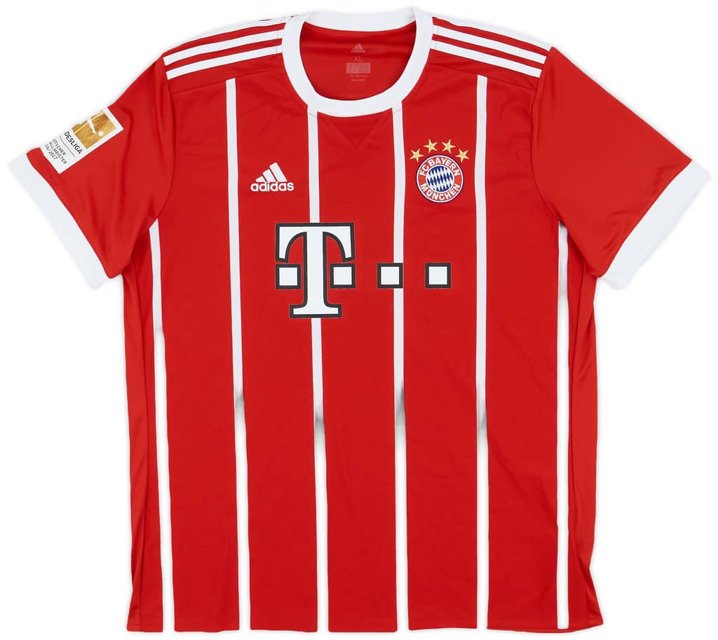 2017-18 Bayern Munich Home Shirt Lewandowski #9 - 4/10 - (XL)