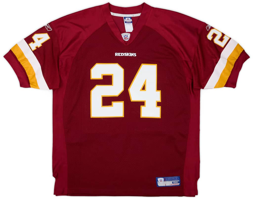 2002-03 Washington Redskins Bailey #24 Reebok Authentic Home Jersey - 7/10 - (XXL)