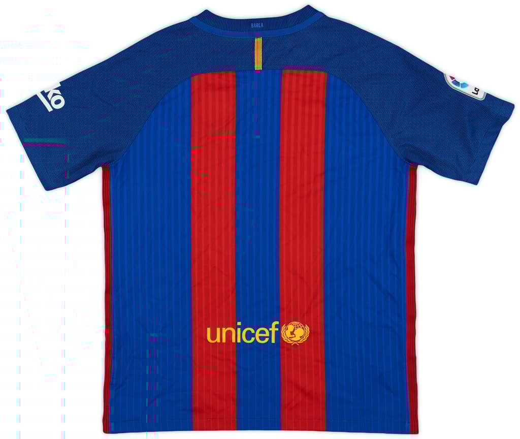 2016-17 Barcelona Home Shirt - 9/10 - (XL.Boys)
