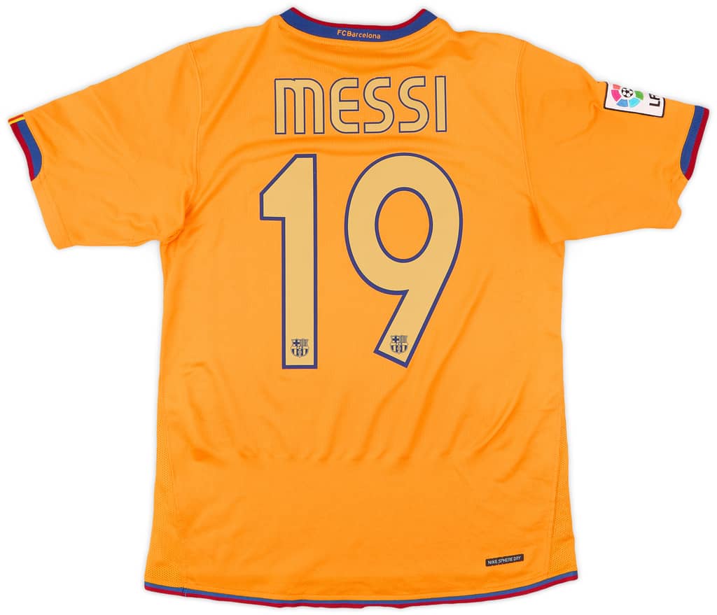 2006-08 Barcelona Away Shirt Messi #19 - 8/10 - (S)