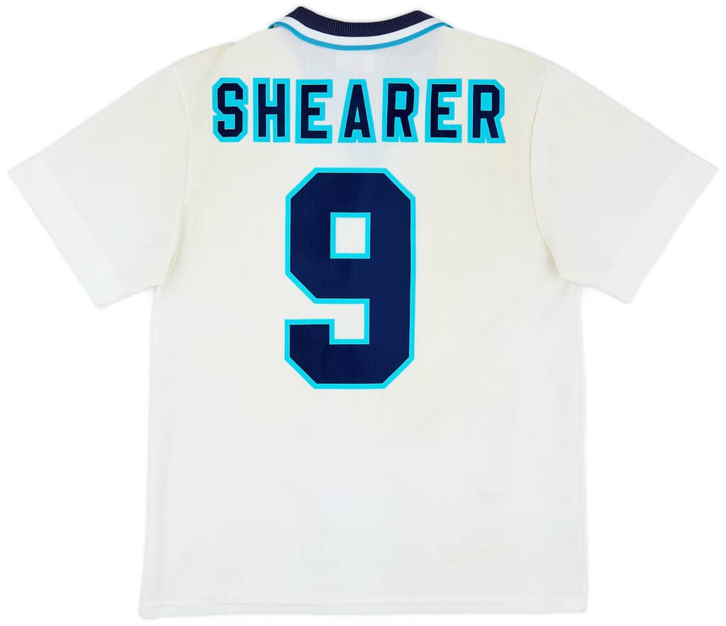 1995-97 England Home Shirt Shearer #9 - 6/10 - (M)