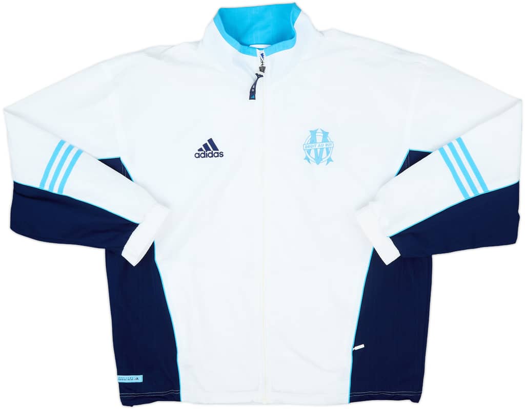 2000-01 Olympique Marseille adidas Track Jacket - 8/10 - (L)