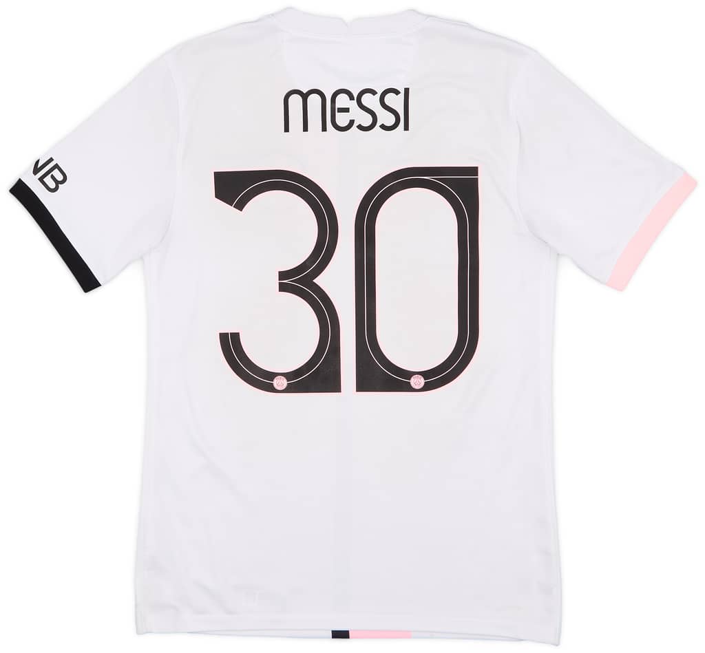 2021-22 Paris Saint-Germain Away Shirt Messi #30 - 6/10 - (S)