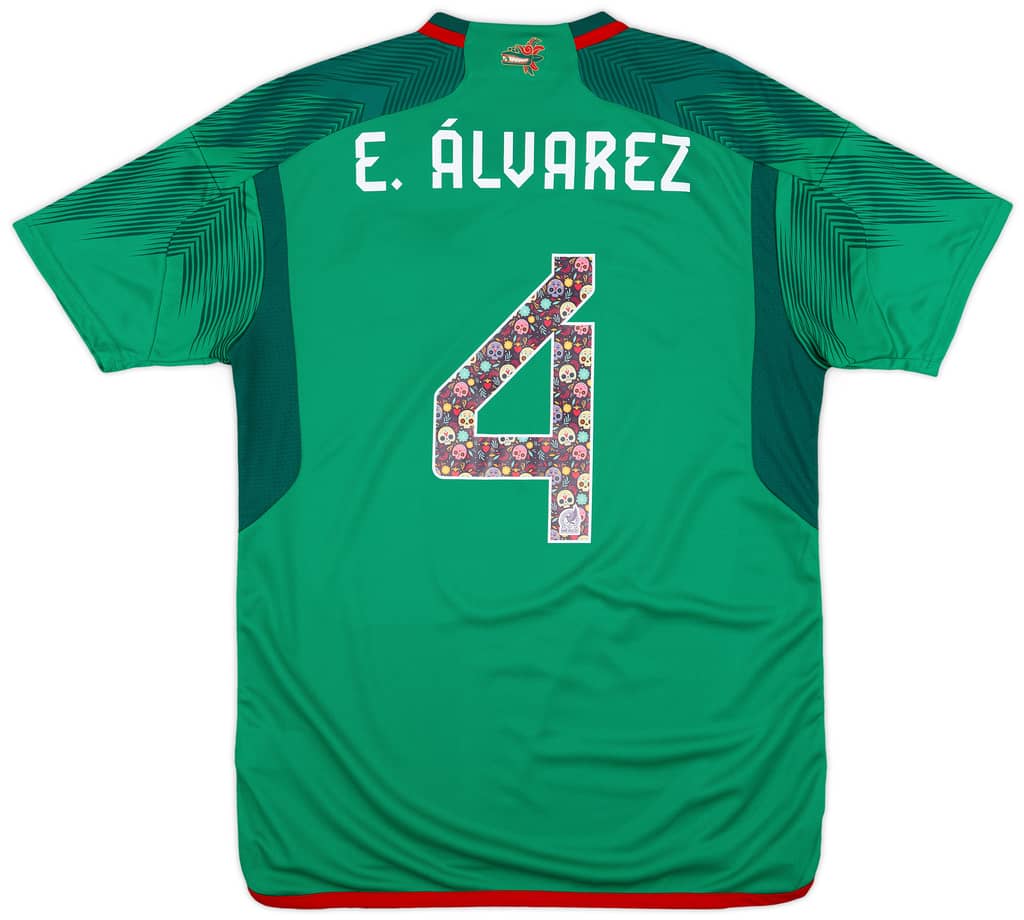 2022-23 Mexico Special Edition Home Shirt E.Alvarez #4