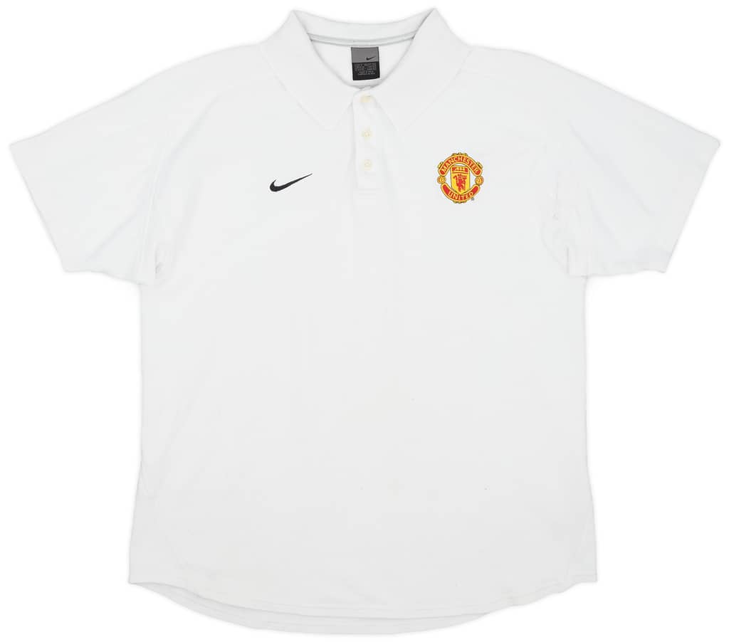 2002-03 Manchester United Nike Polo Shirt - 6/10 - (M)